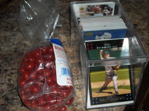 Husband's splurge: baseball cards & candy