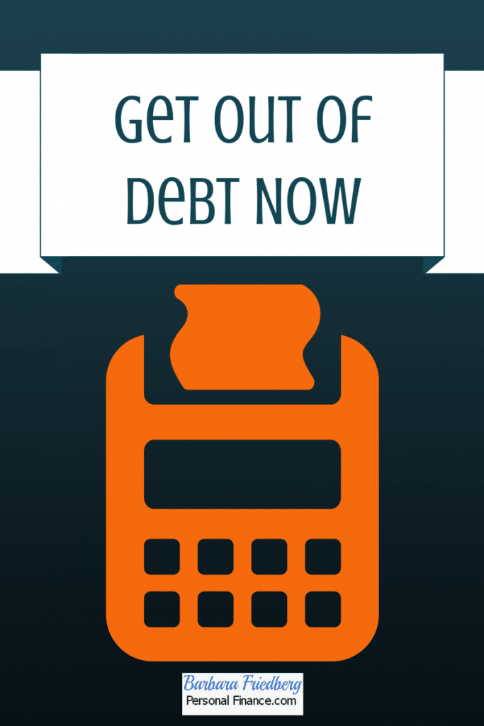 get out of debt now