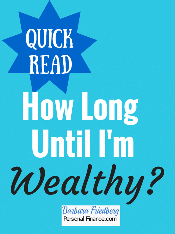 Wondering how long it takes until you're #wealthy? Find out here.