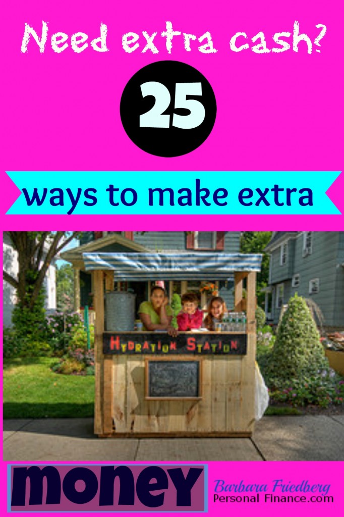 25 ways to make extra money