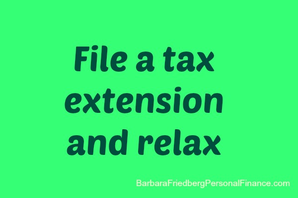 file extension on taxes