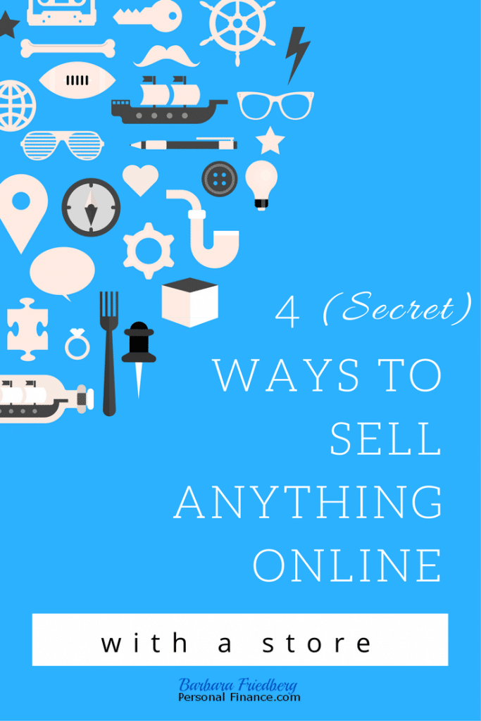 Sell anything online from home with a store.