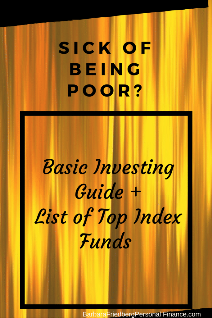 List of index funds + basic investing guide. Get started investing now to build wealth for tomorrow. 