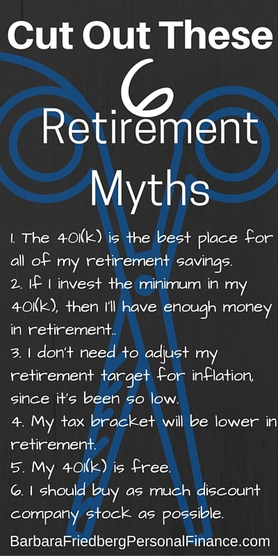 6 Retirement Myths Exposed-Believe these falsehoods at your own peril. Learn the best way to #invest for #retirement.