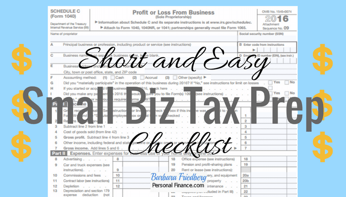 Small business tax preparation checklist-everything you need to know to keep biz tax prep easy