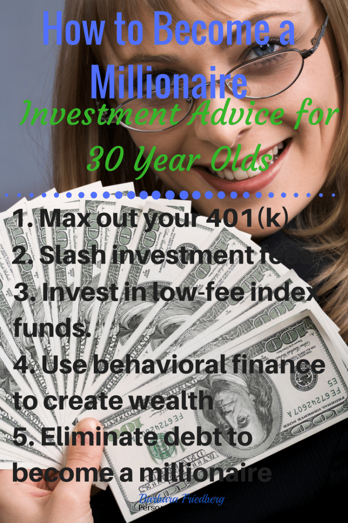 How to Become a Millionaire - 5 Investment tips for millennials in their 30s