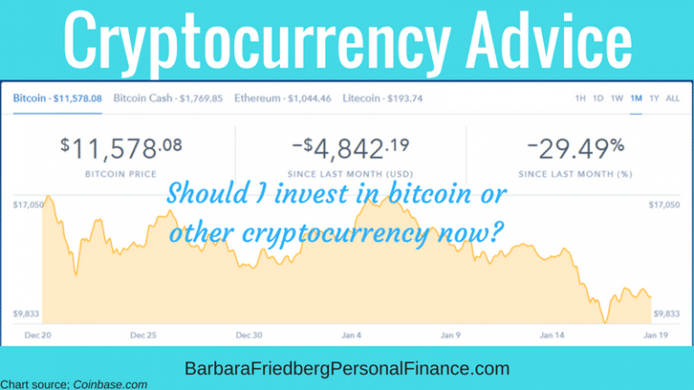 Should I invest in bitcoin or other cryptocurrencies?