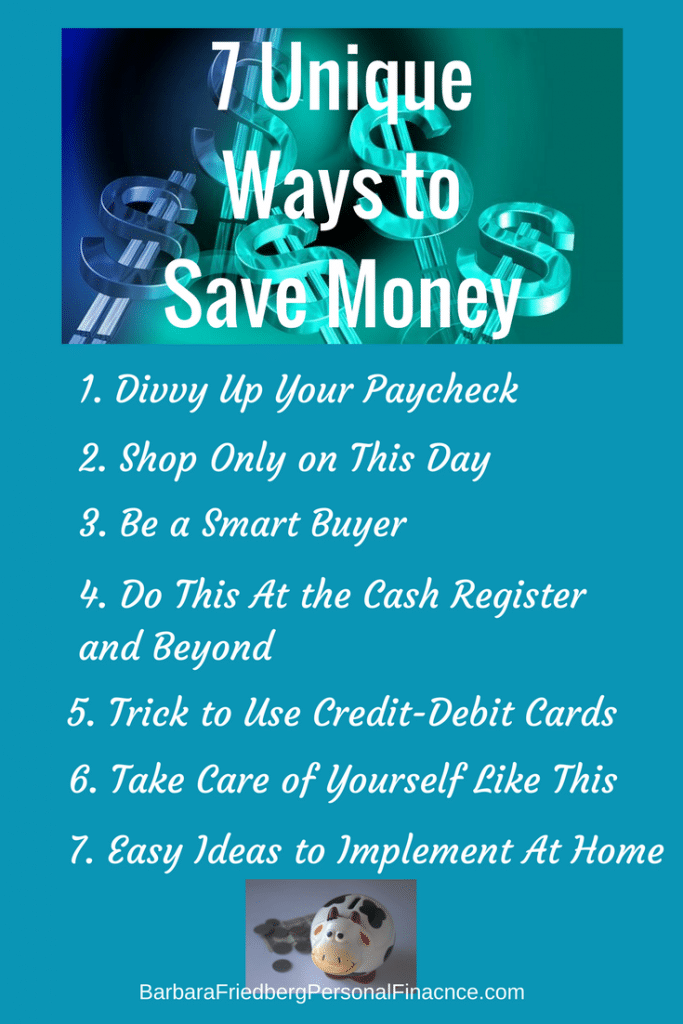 7 unique ways to save money now. Start today to build financial freedom tomorrow.