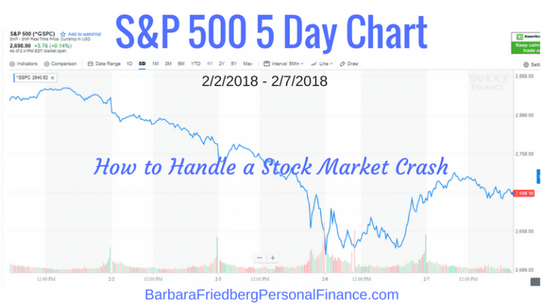 How to handle a stock market crash. Read about the causes of the market crash and what to do now.