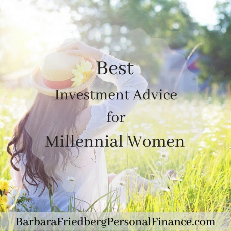 best investment advice for millennial women