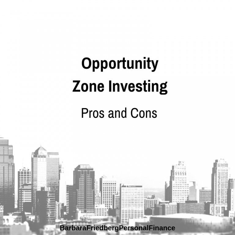 opportunity zone fund investing -pros and cons