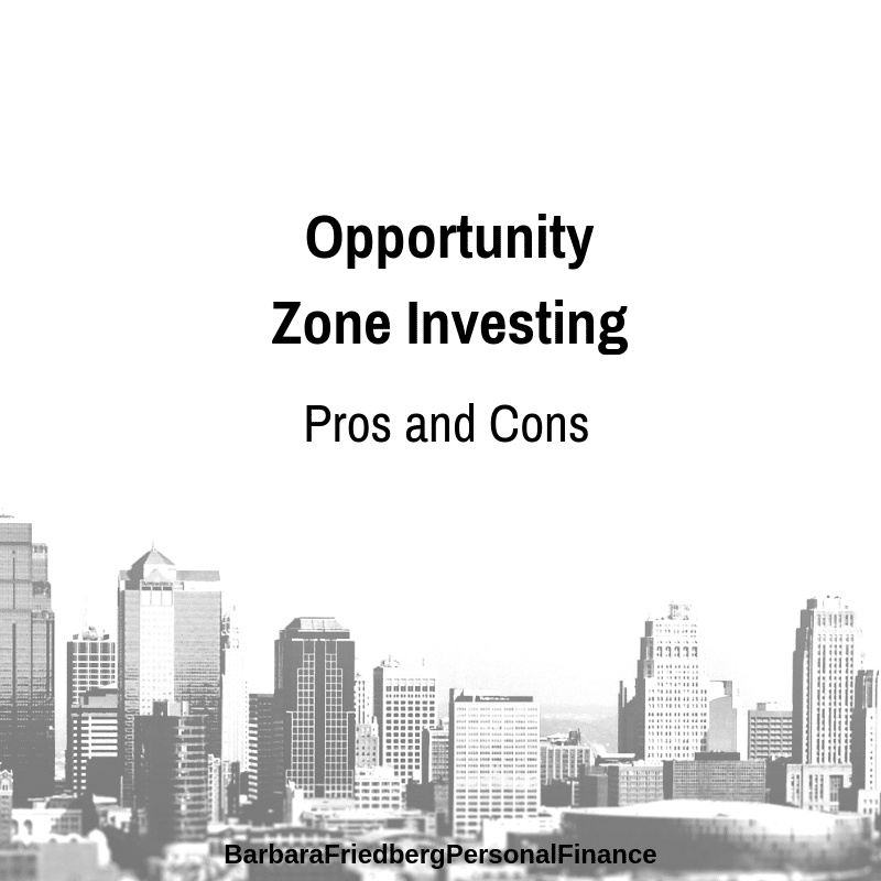 opportunity zone fund investing -pros and cons