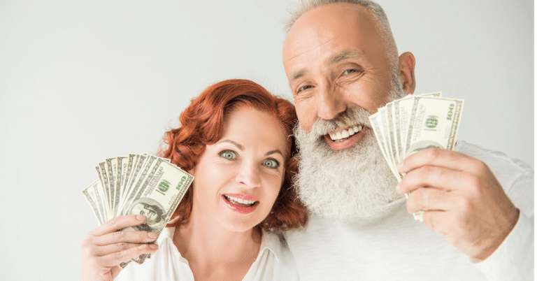 how to invest $500k_man_woman_with_$100 bills